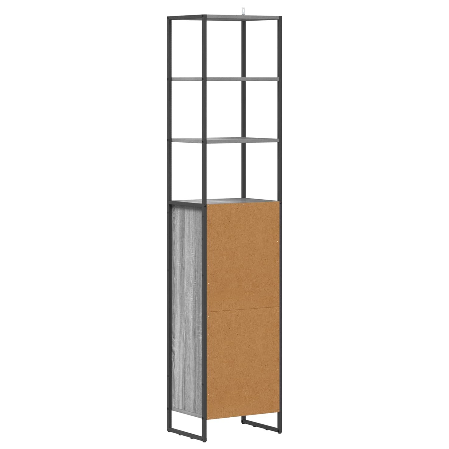Bathroom Cabinet Grey Sonoma 40 x 30 x 180 cm Engineered Wood