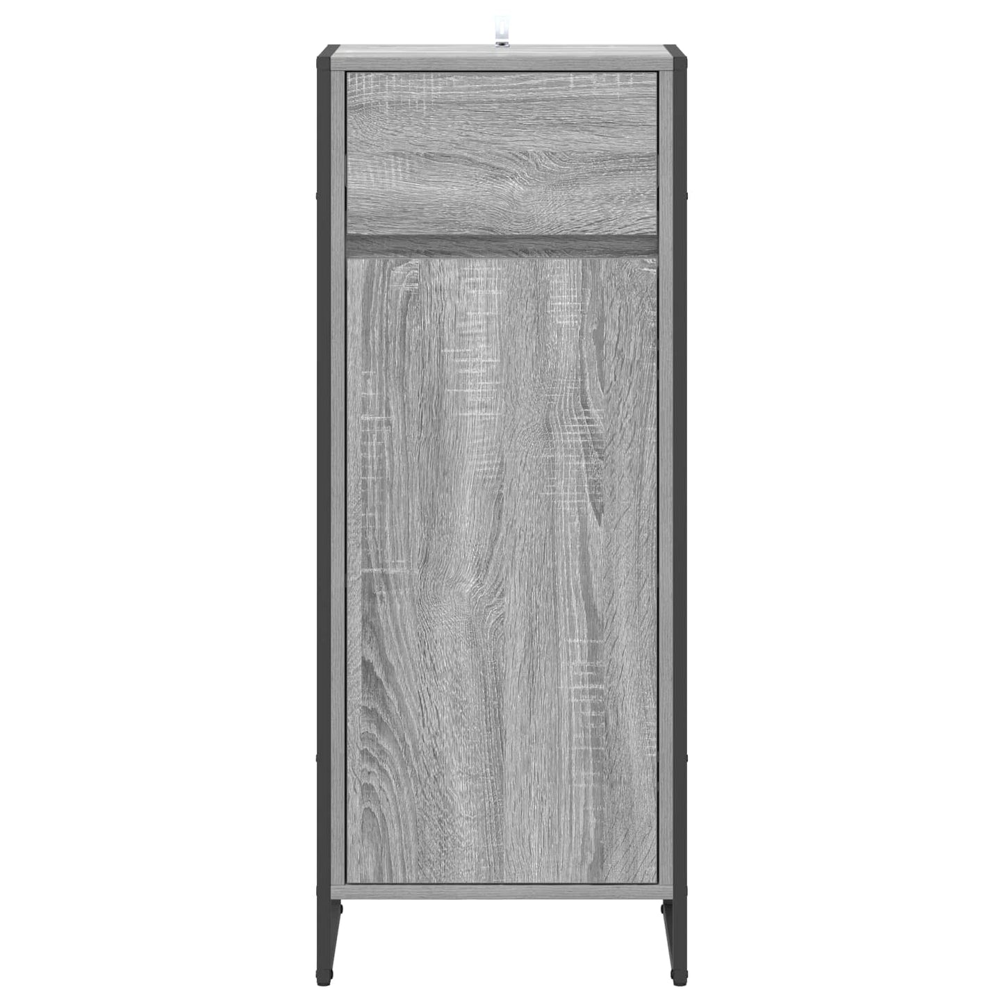Bathroom Cabinet Grey Sonoma 40 x 30 x 100 cm Engineered Wood