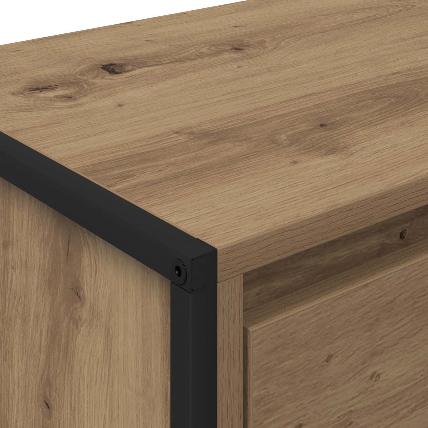 TV Cabinet Artisian Oak 100 x 36 x 49.5 cm Engineered Wood
