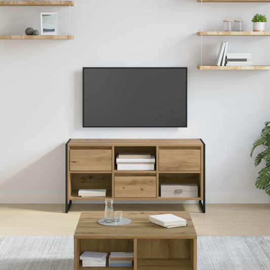 TV Cabinet 100 x 36 x 49.5 cm Artisian Oak Engineered Wood