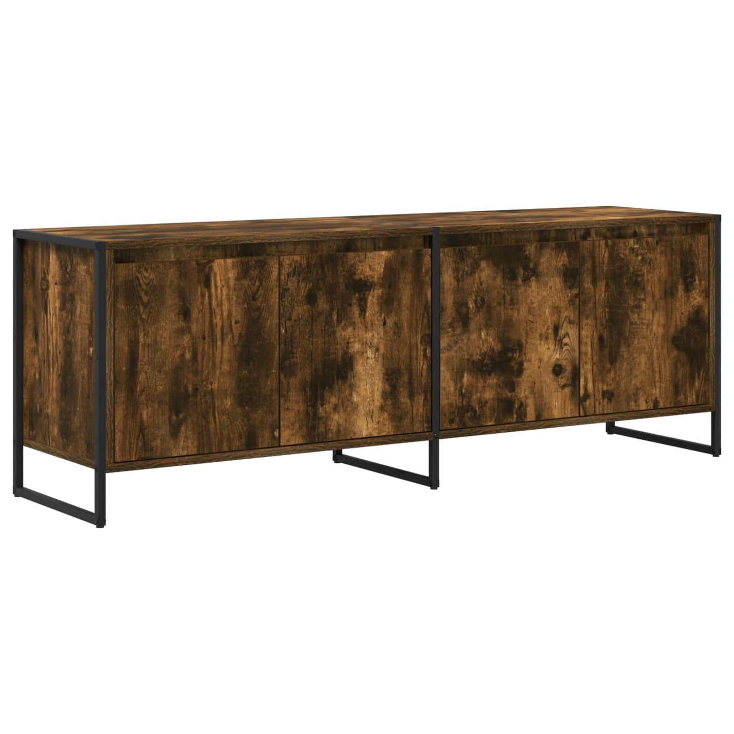 TV Cabinet 140 x 36 x 49.5 cm Smoke Oak Engineered Wood