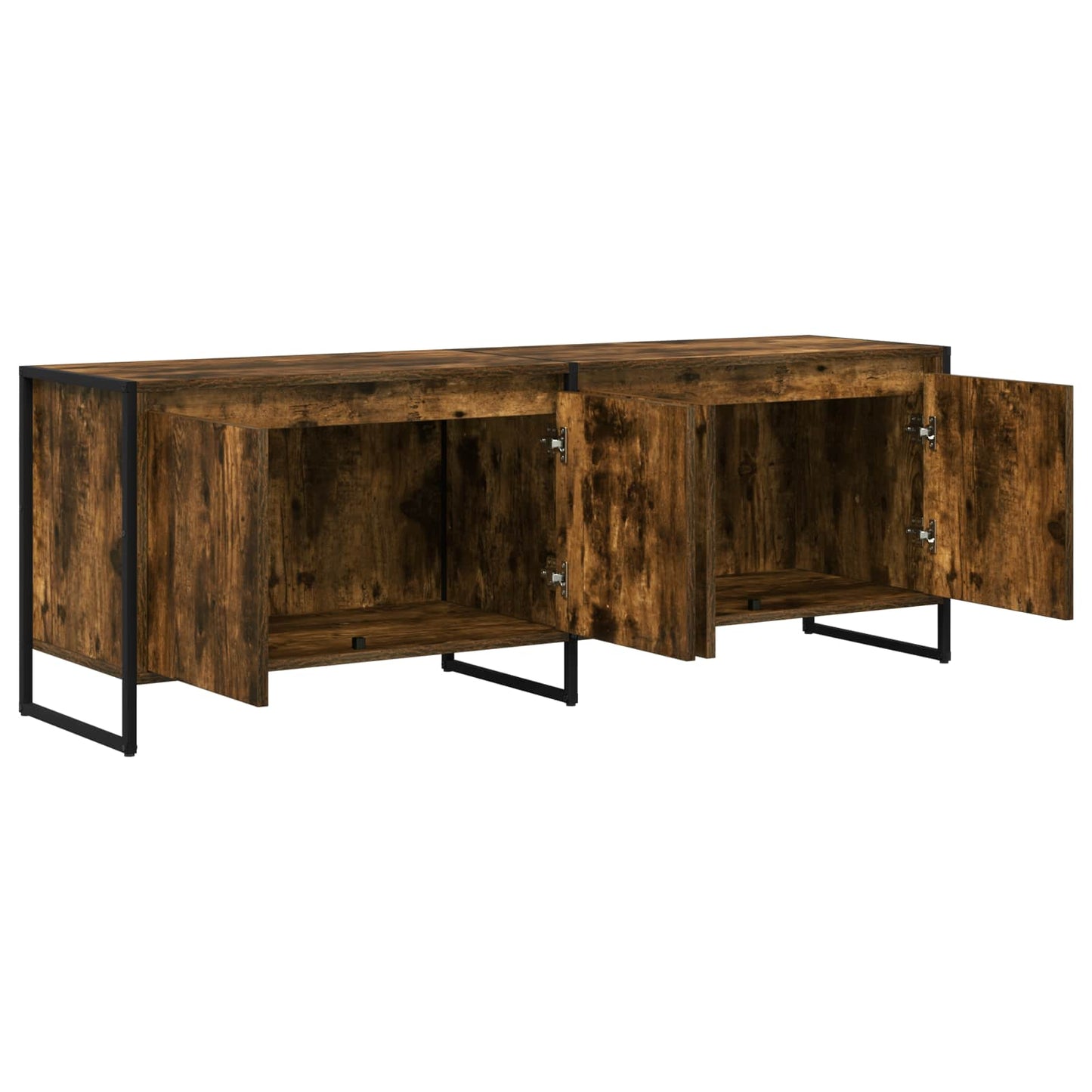 TV Cabinet 140 x 36 x 49.5 cm Smoke Oak Engineered Wood