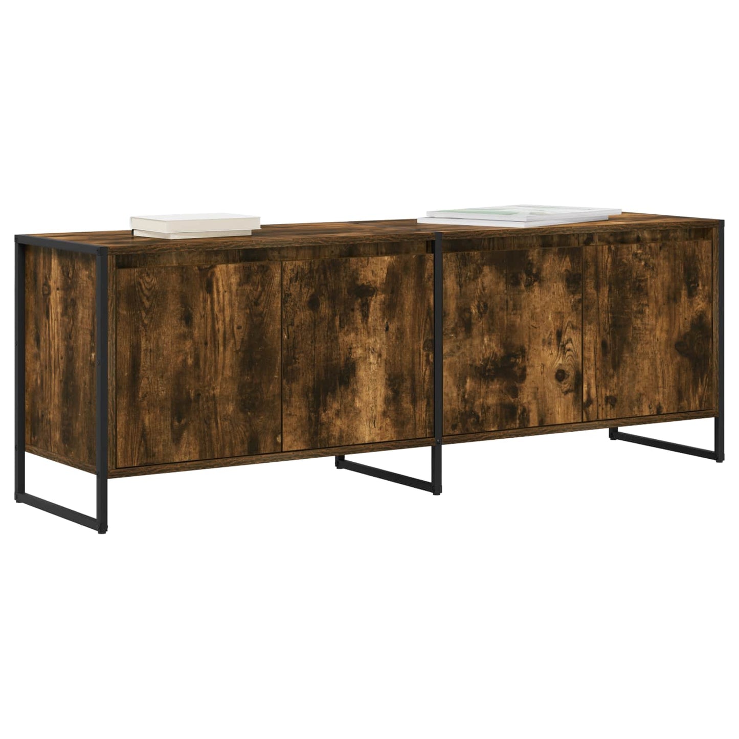 TV Cabinet 140 x 36 x 49.5 cm Smoke Oak Engineered Wood
