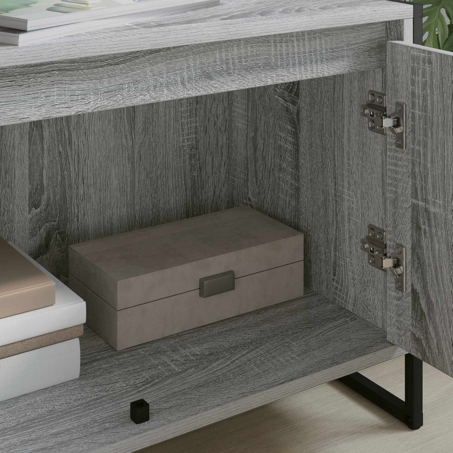 TV Cabinet 140 x 36 x 49.5 cm Grey Sonoma Engineered Wood
