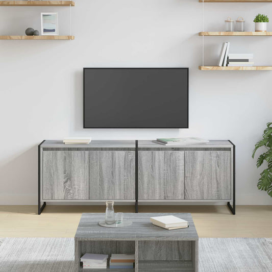 TV Cabinet 140 x 36 x 49.5 cm Grey Sonoma Engineered Wood