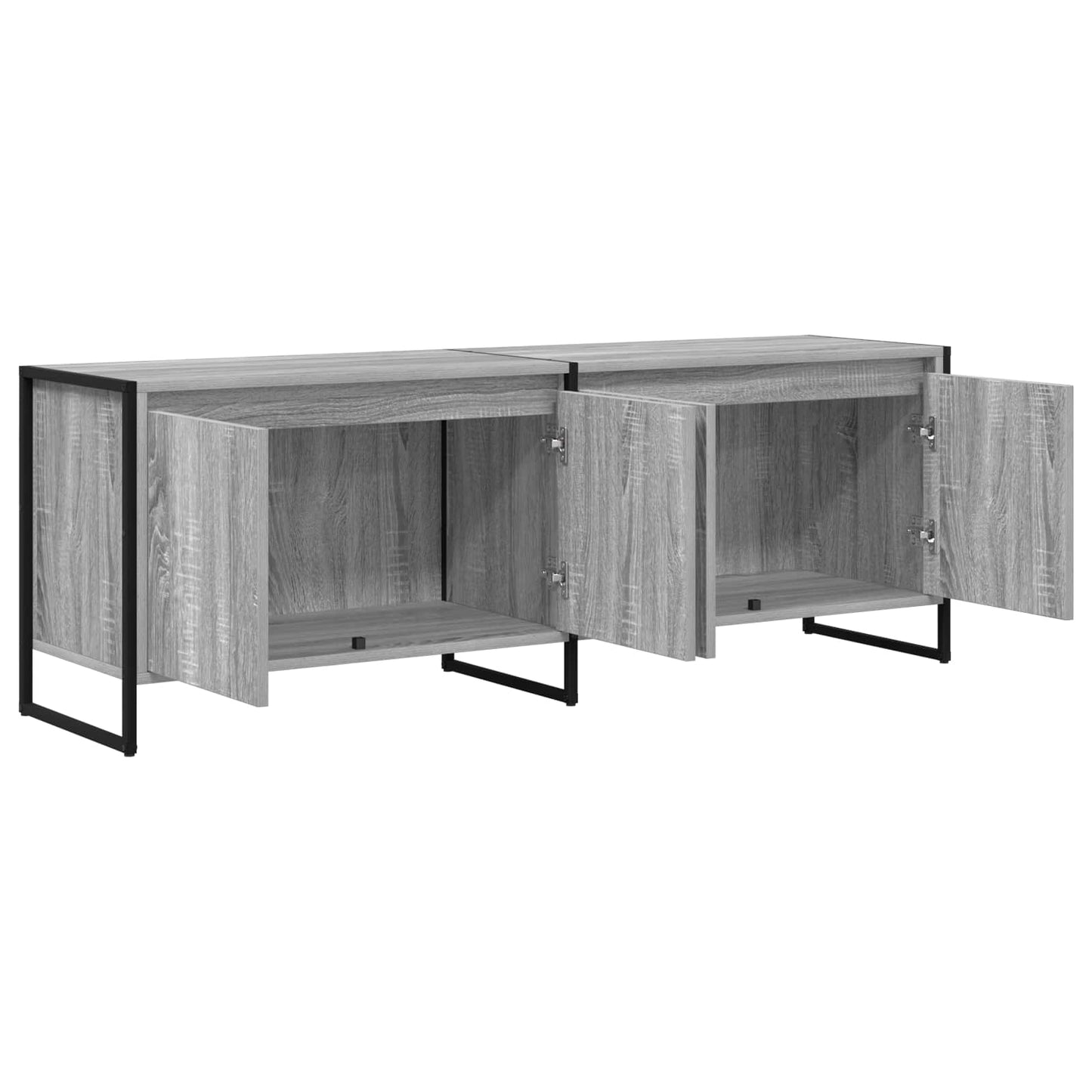TV Cabinet Grey Sonoma 140 x 36 x 49.5 cm Engineered Wood