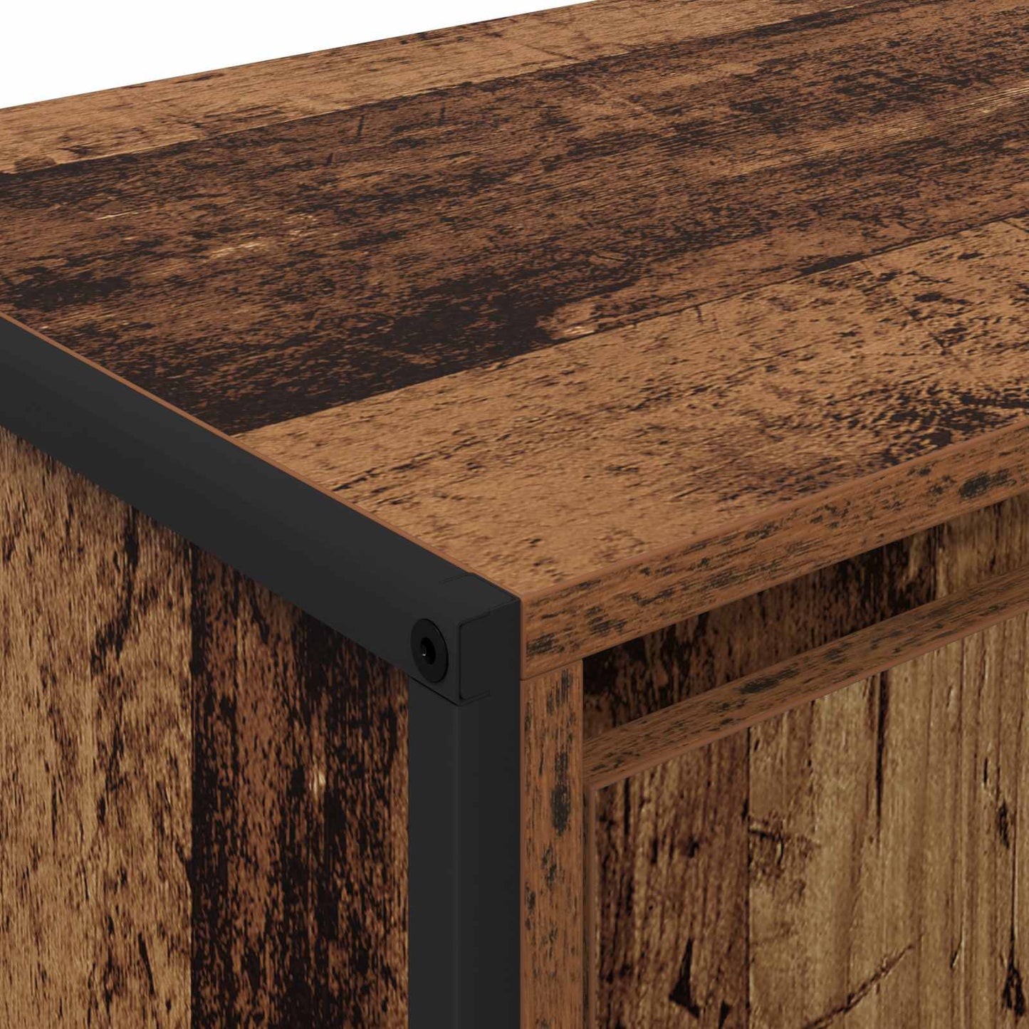 TV Cabinet Old Wood 140 x 36 x 49.5 cm Engineered Wood