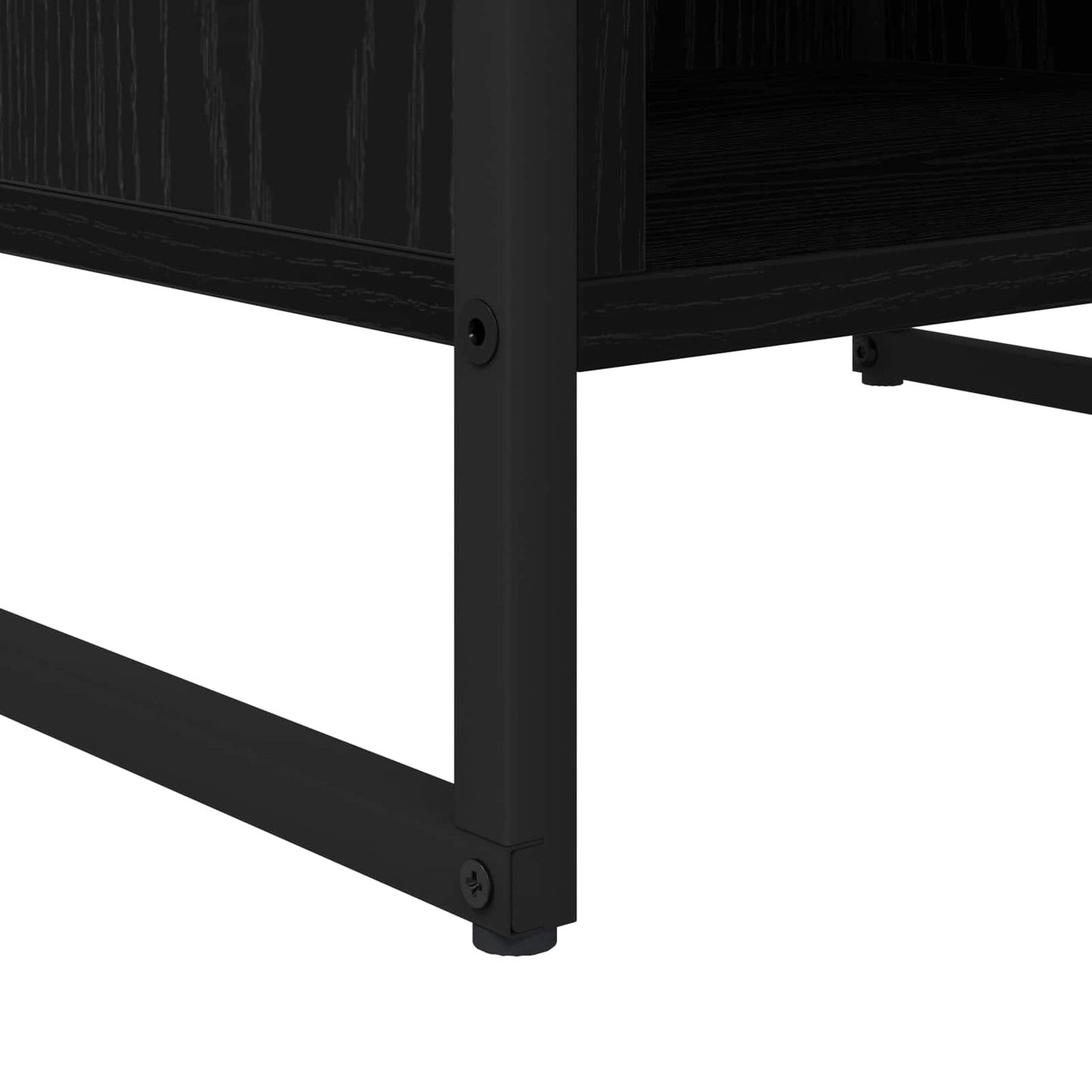 TV Cabinet 170.5 x 36 x 30.5 cm Black Oak Engineered Wood