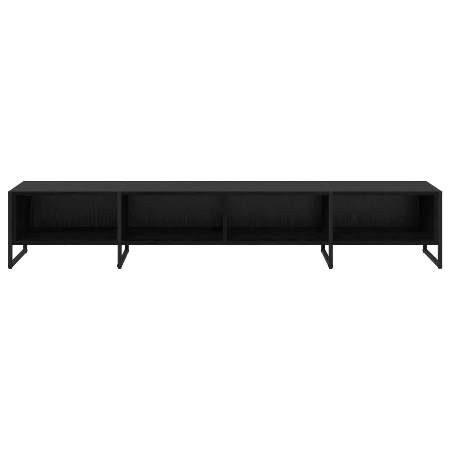 TV Cabinet Black Oak 170.5 x 36 x 30.5 cm Engineered Wood