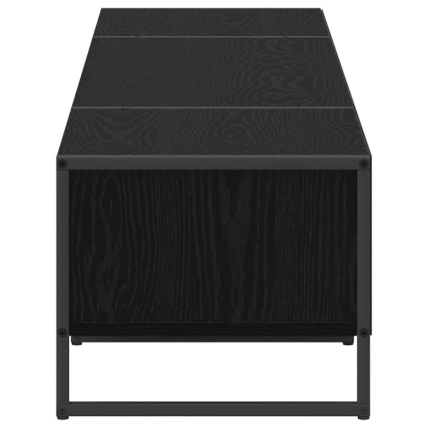 TV Cabinet 170.5 x 36 x 30.5 cm Black Oak Engineered Wood
