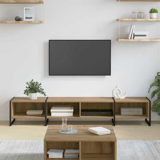TV Cabinet 170.5 x 36 x 30.5 cm Artisian Oak Engineered Wood