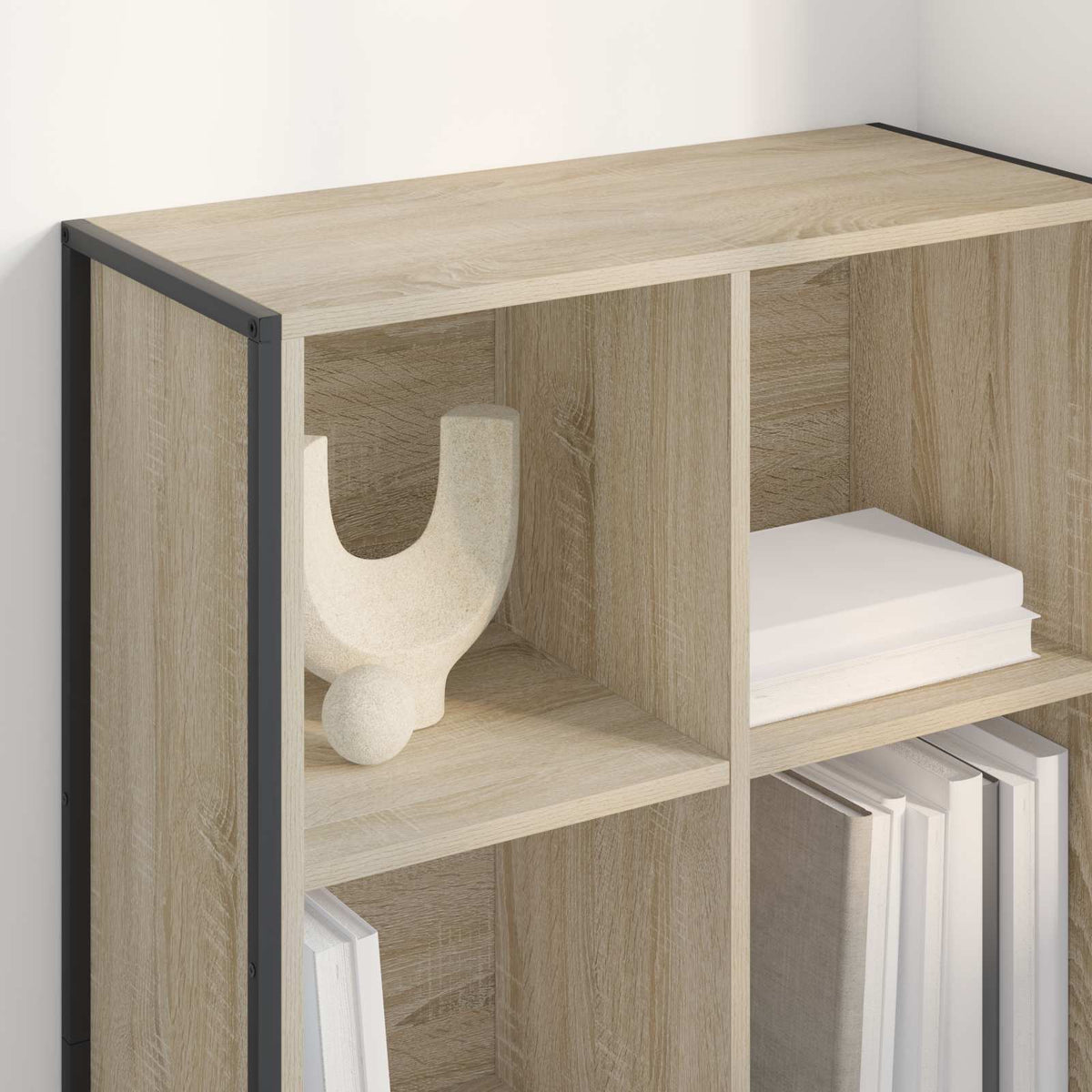 Book Cabinet Sonoma Oak 68 x 30 x 108 cm Engineered Wood