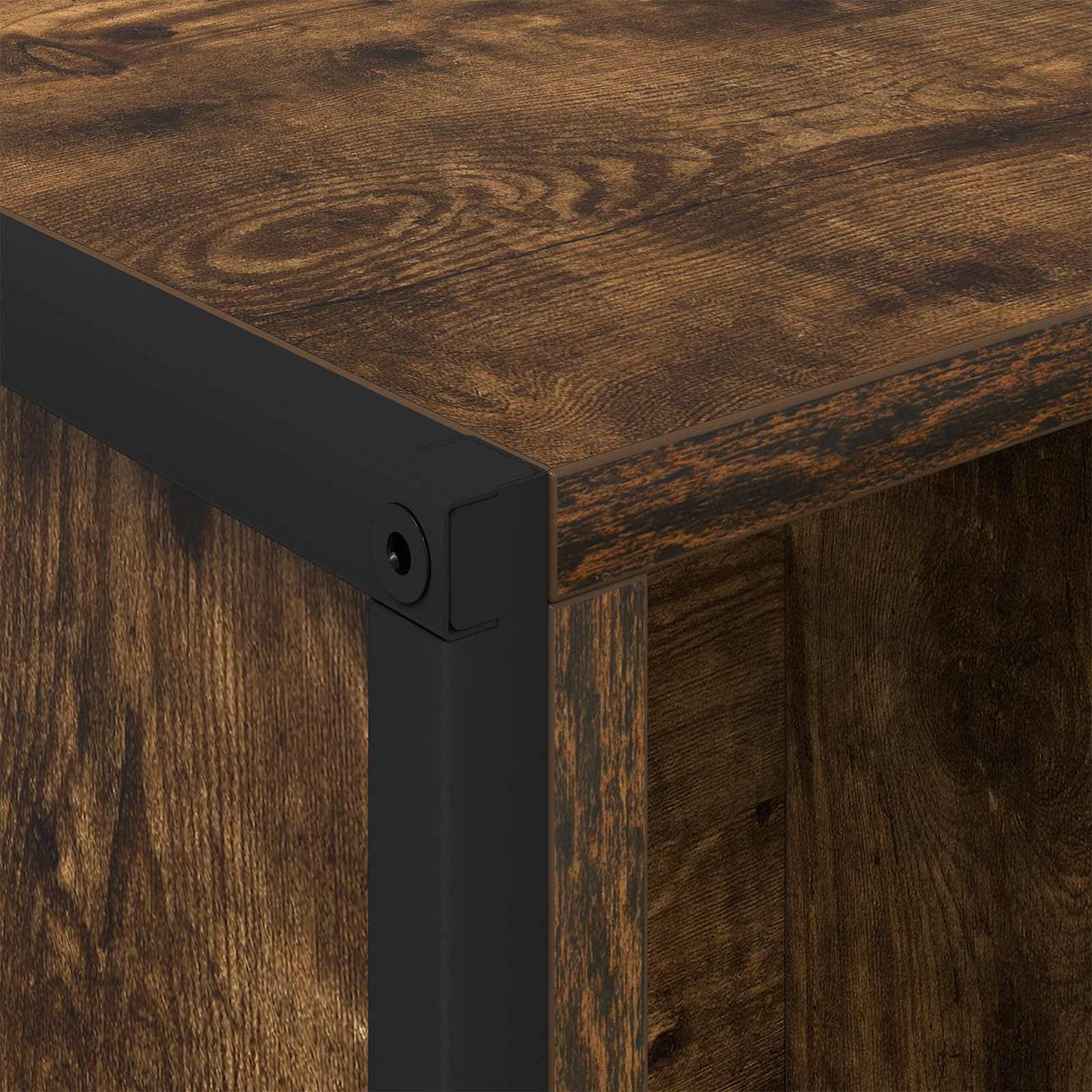 Book Cabinet Smoked Oak 68 x 30 x 108 cm Engineered Wood