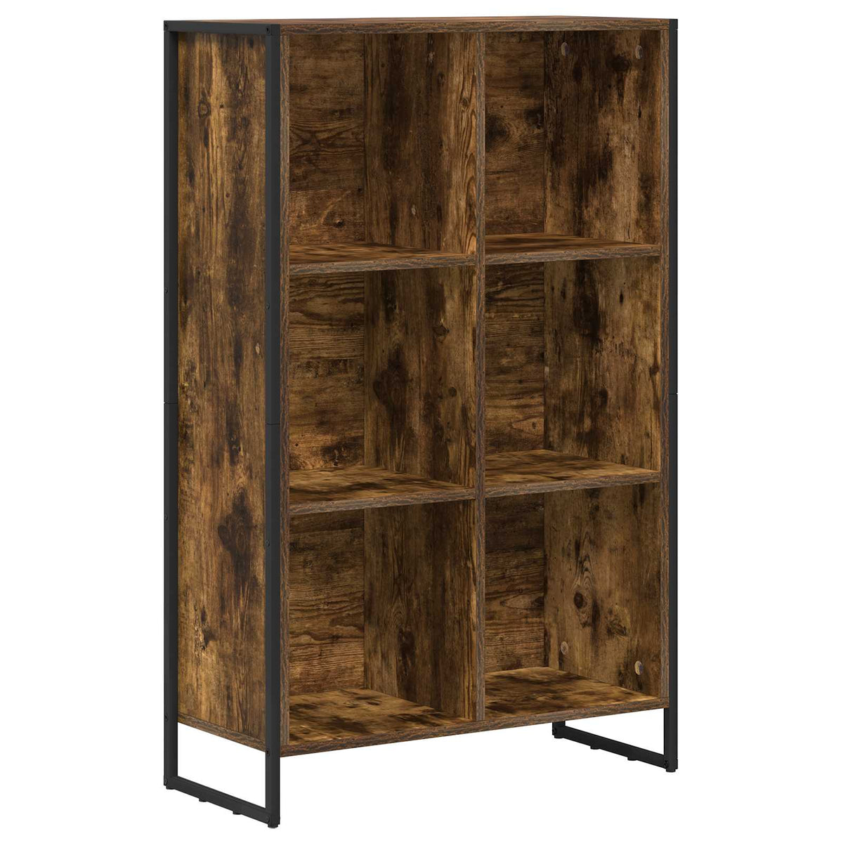 Book Cabinet Smoked Oak 68 x 30 x 108 cm Engineered Wood