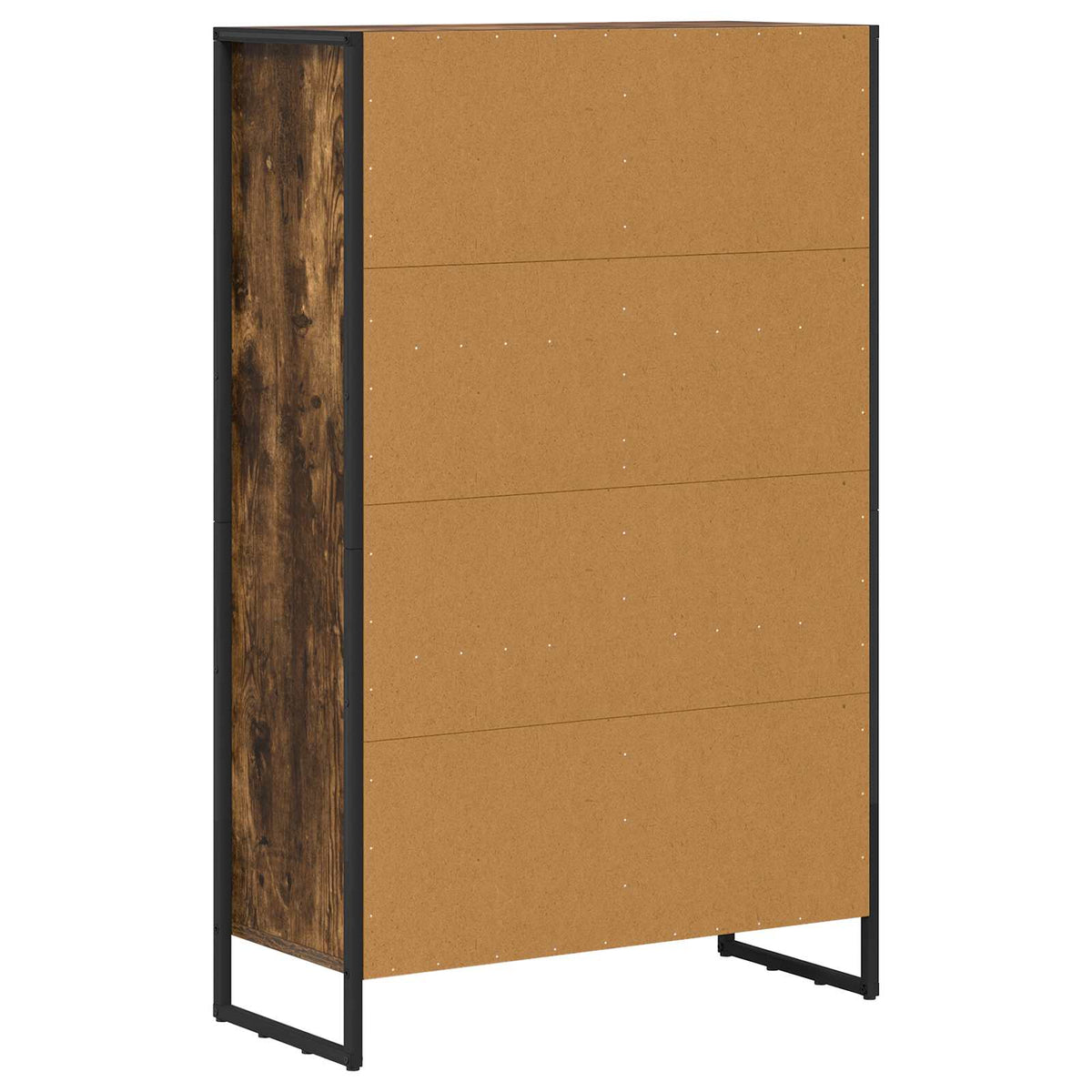 Book Cabinet Smoked Oak 68 x 30 x 108 cm Engineered Wood