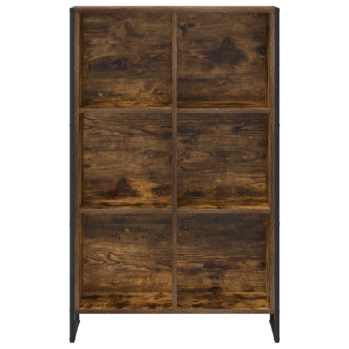 Book Cabinet Smoked Oak 68 x 30 x 108 cm Engineered Wood
