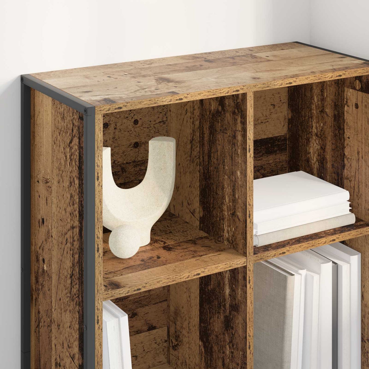 Book Cabinet Old Wood 99.5 x 30 x 108.5 cm Engineered Wood
