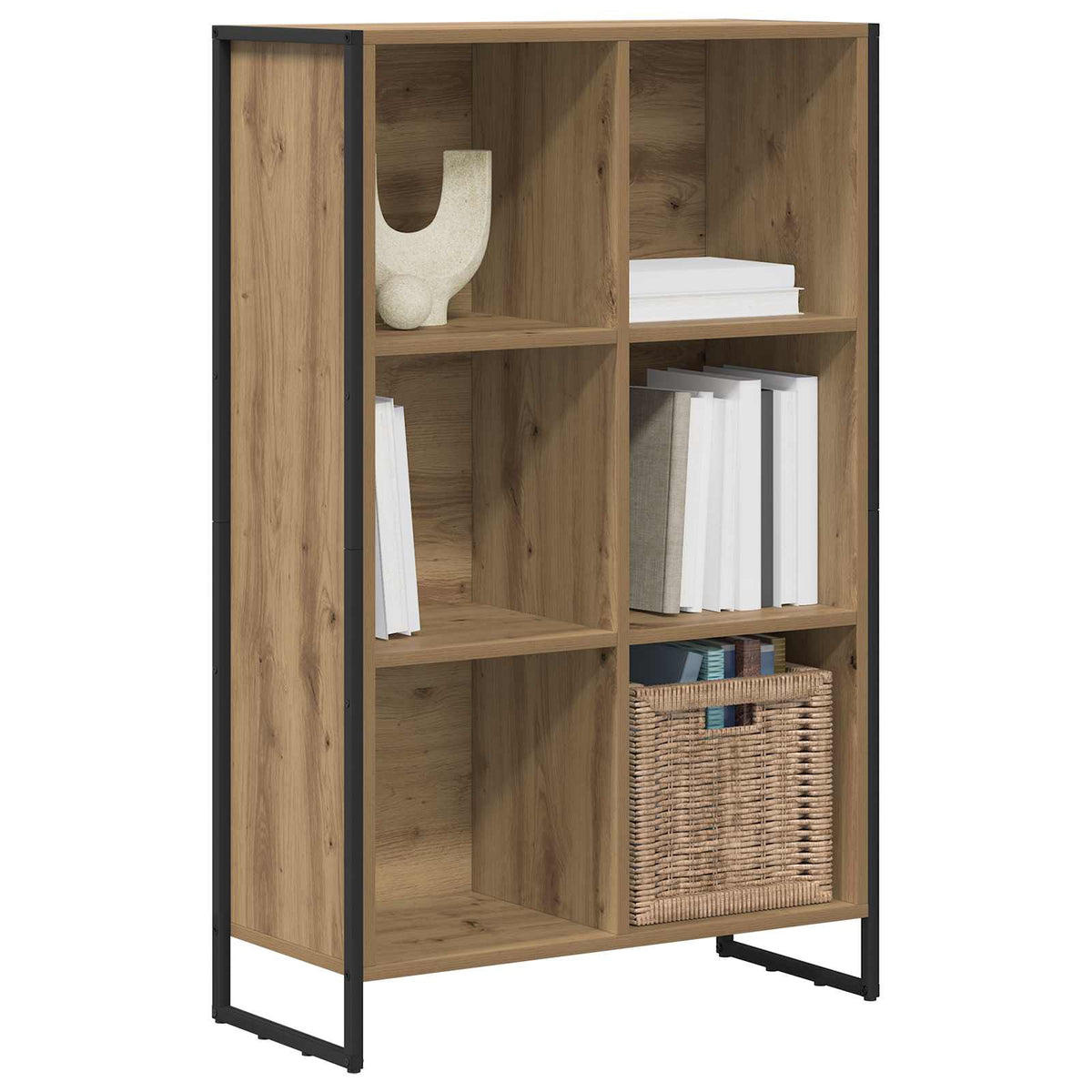 Book Cabinet Artisan Oak 68 x 30 x 108 cm Engineered Wood
