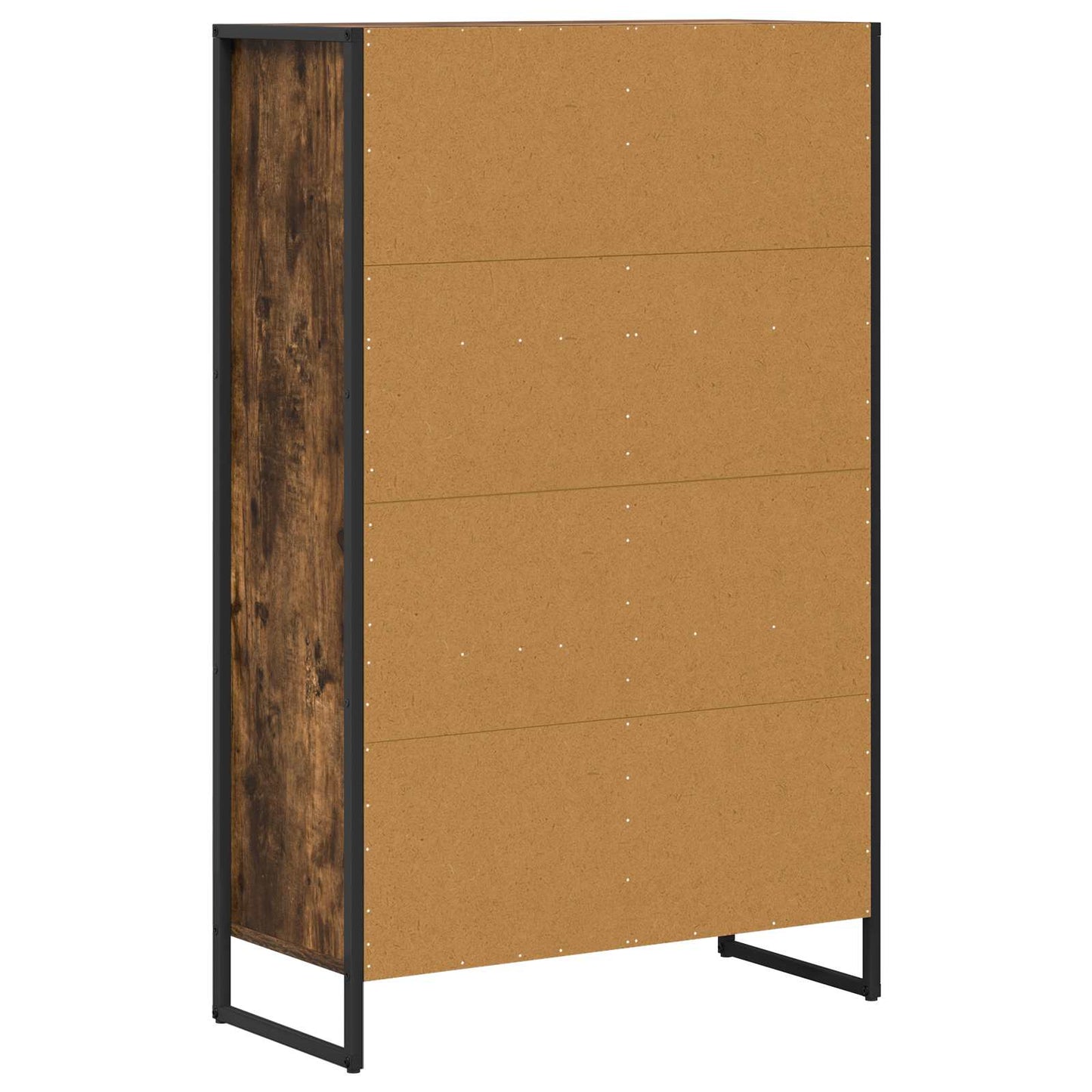 Book Cabinet Smoke Oak 68 x 30 x 108.5 cm Engineered Wood