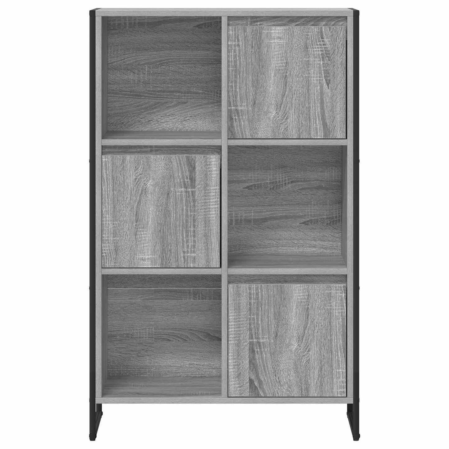 Book Cabinet Grey Sonoma 68 x 30 x 108.5 cm Engineered Wood
