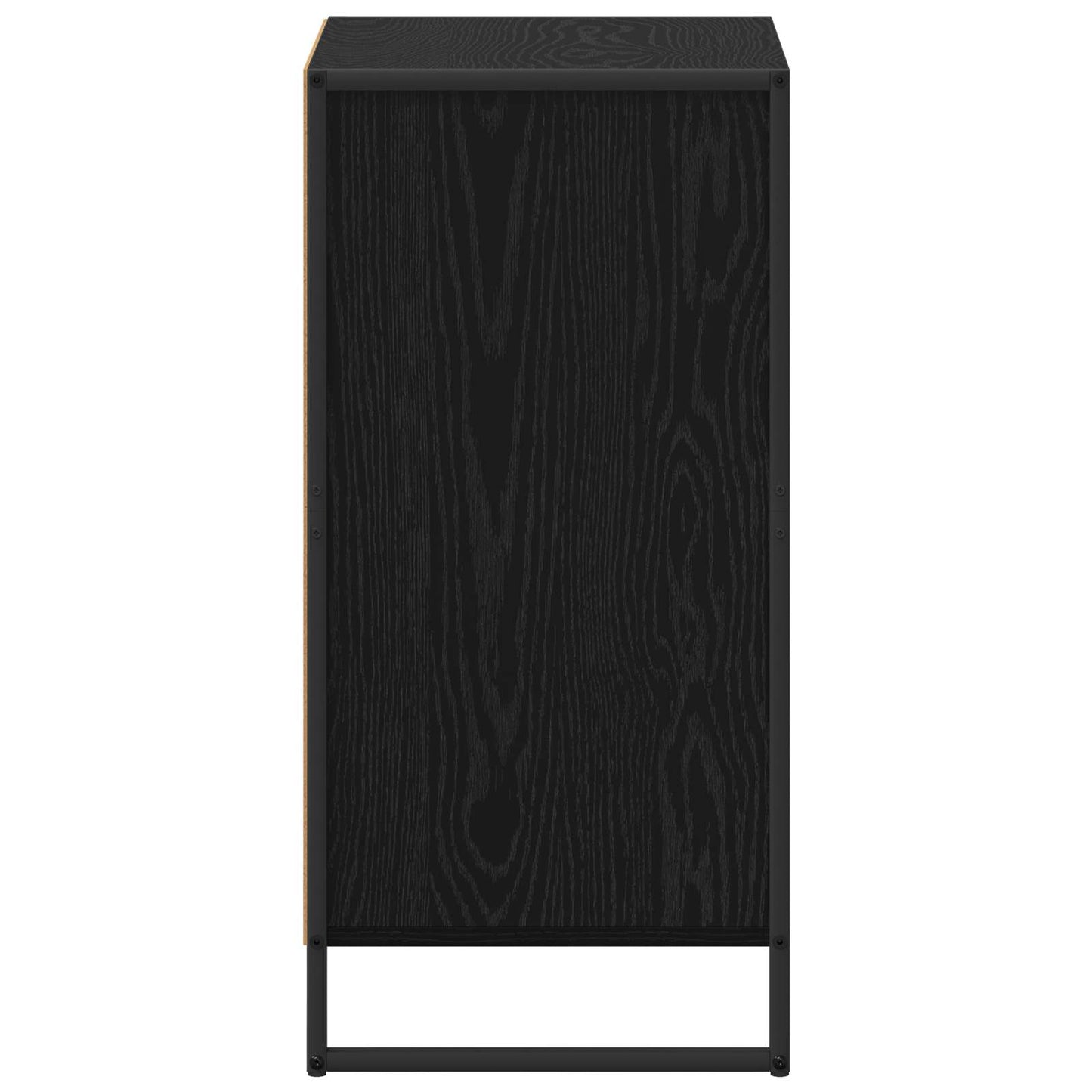 Sideboard Black Oak 42 x 36 x 75.5 cm Engineered Wood