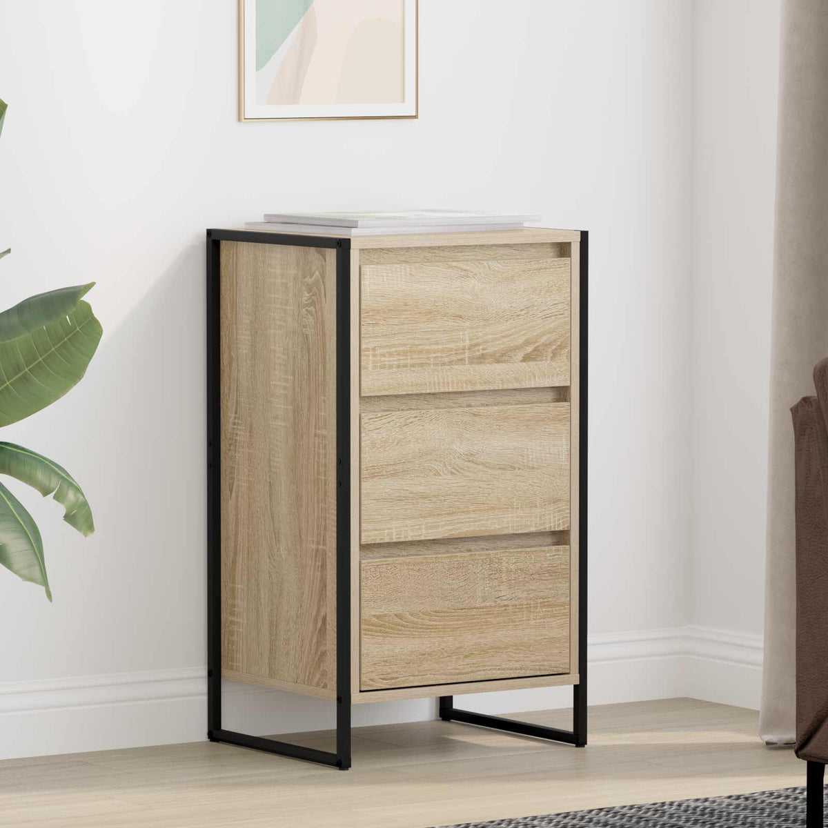 Sideboard Sonoma Oak 43 x 36 x 75.5 cm Engineered Wood