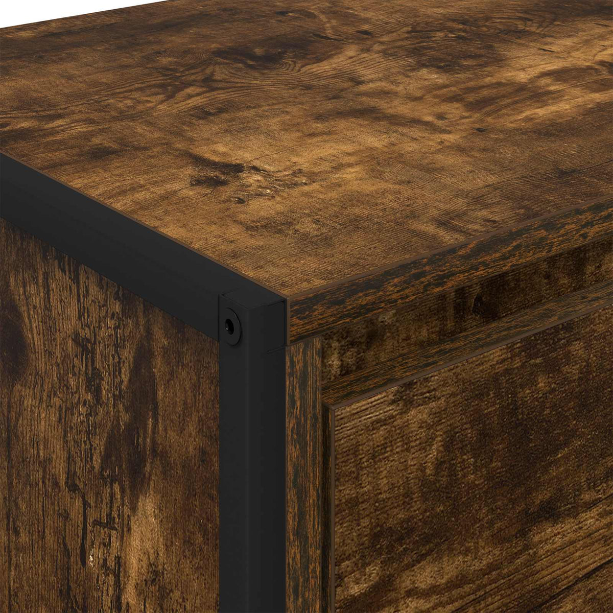 Sideboard Smoked Oak 43 x 36 x 75.5 cm Engineered Wood