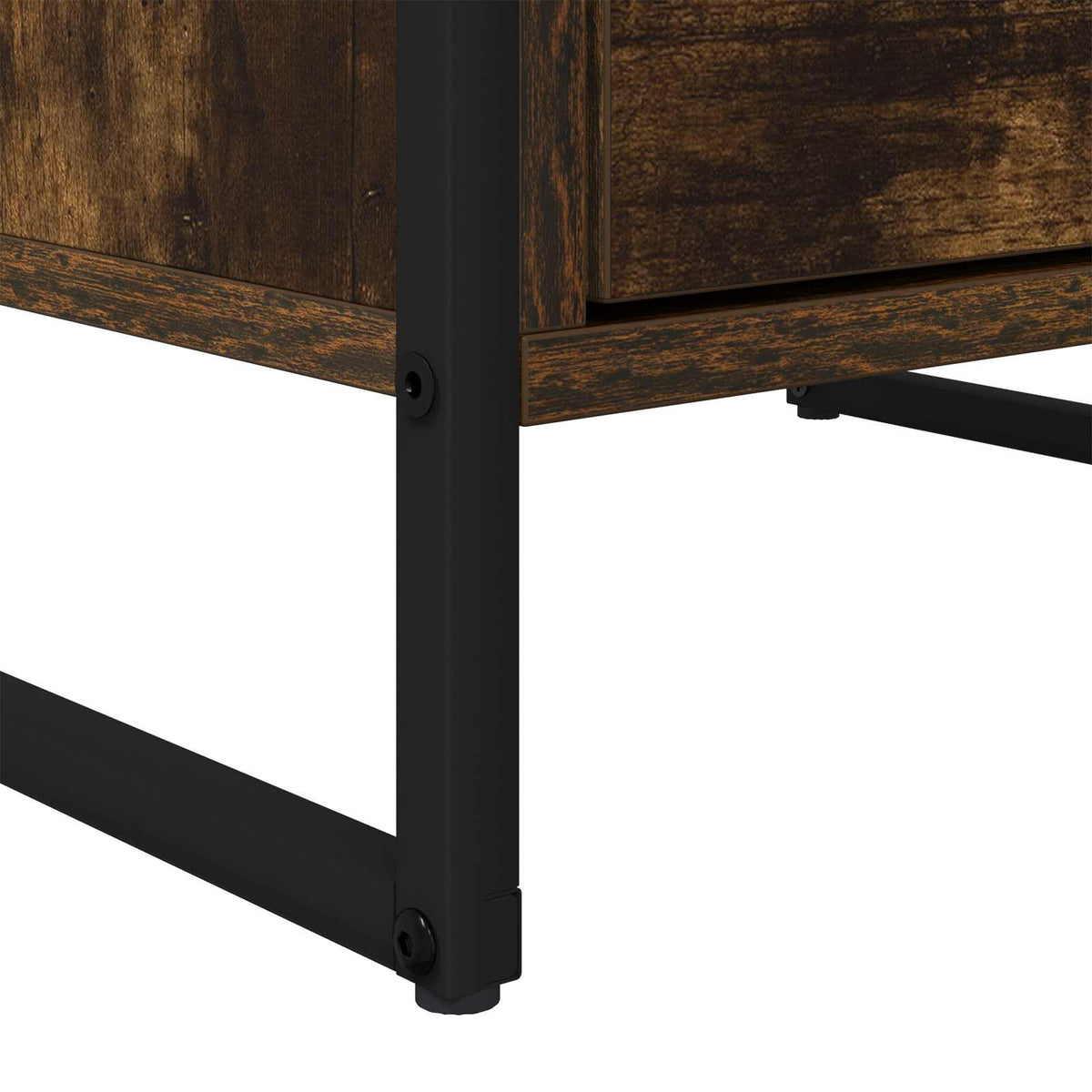 Sideboard Smoked Oak 43 x 36 x 75.5 cm Engineered Wood