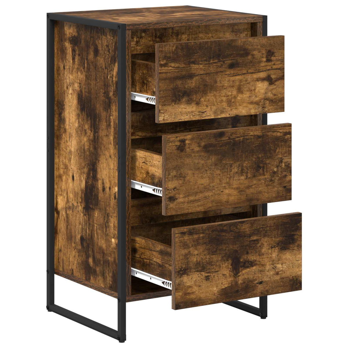 Sideboard Smoked Oak 43 x 36 x 75.5 cm Engineered Wood