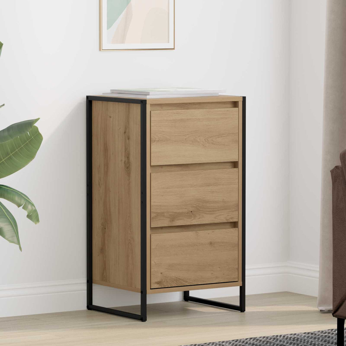 Sideboard Artisan Oak 43 x 36 x 75.5 cm Engineered Wood
