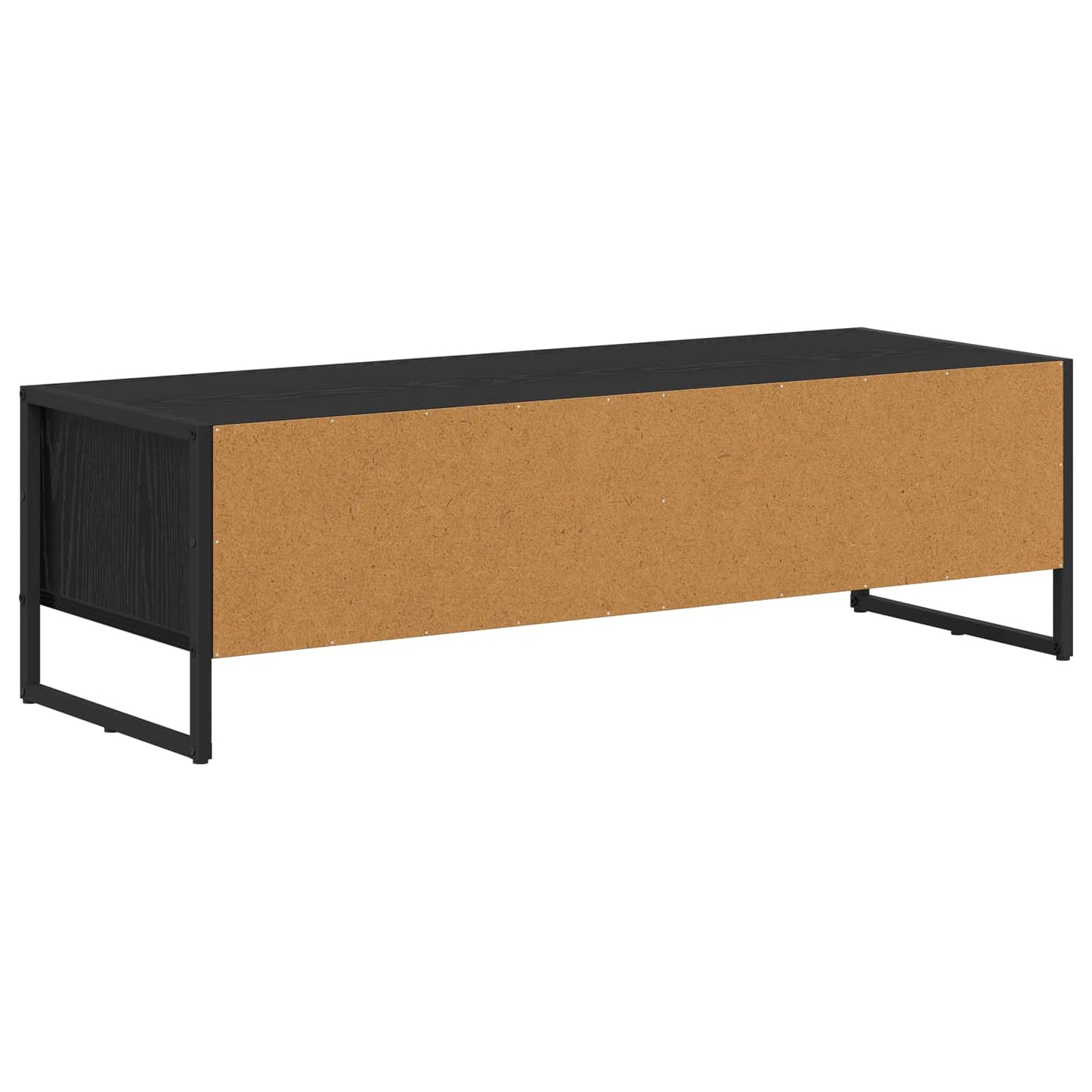 TV Cabinet 100 x 36.5 x 30.5 cm Black Oak Engineered Wood