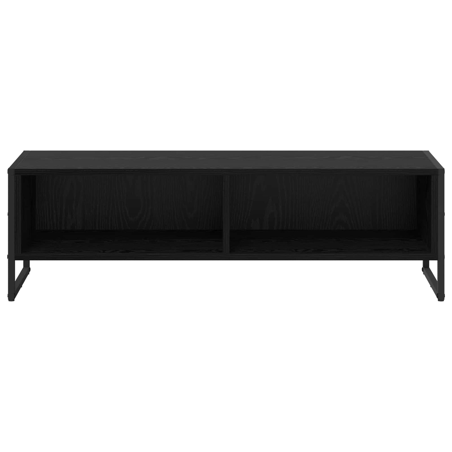 TV Cabinet 100 x 36.5 x 30.5 cm Black Oak Engineered Wood