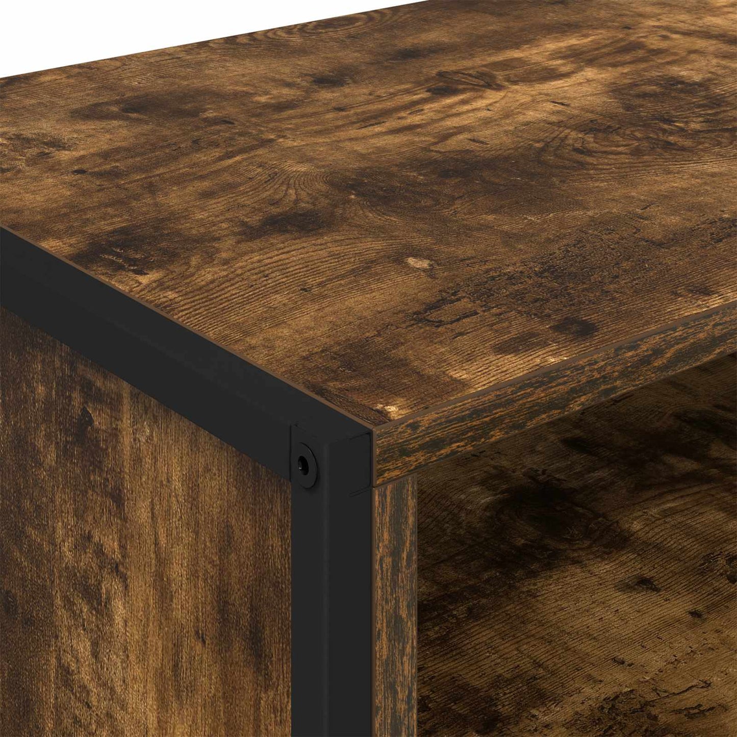 TV Cabinet Smoke Oak 100 x 36.5 x 30.5 cm Engineered Wood