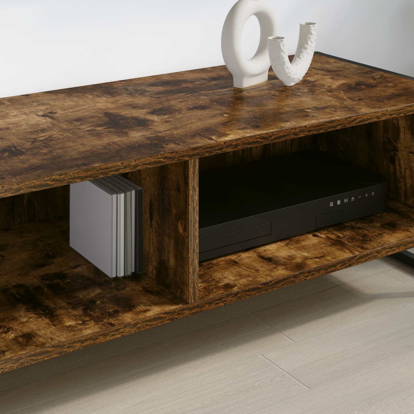 TV Cabinet Smoke Oak 100 x 36.5 x 30.5 cm Engineered Wood