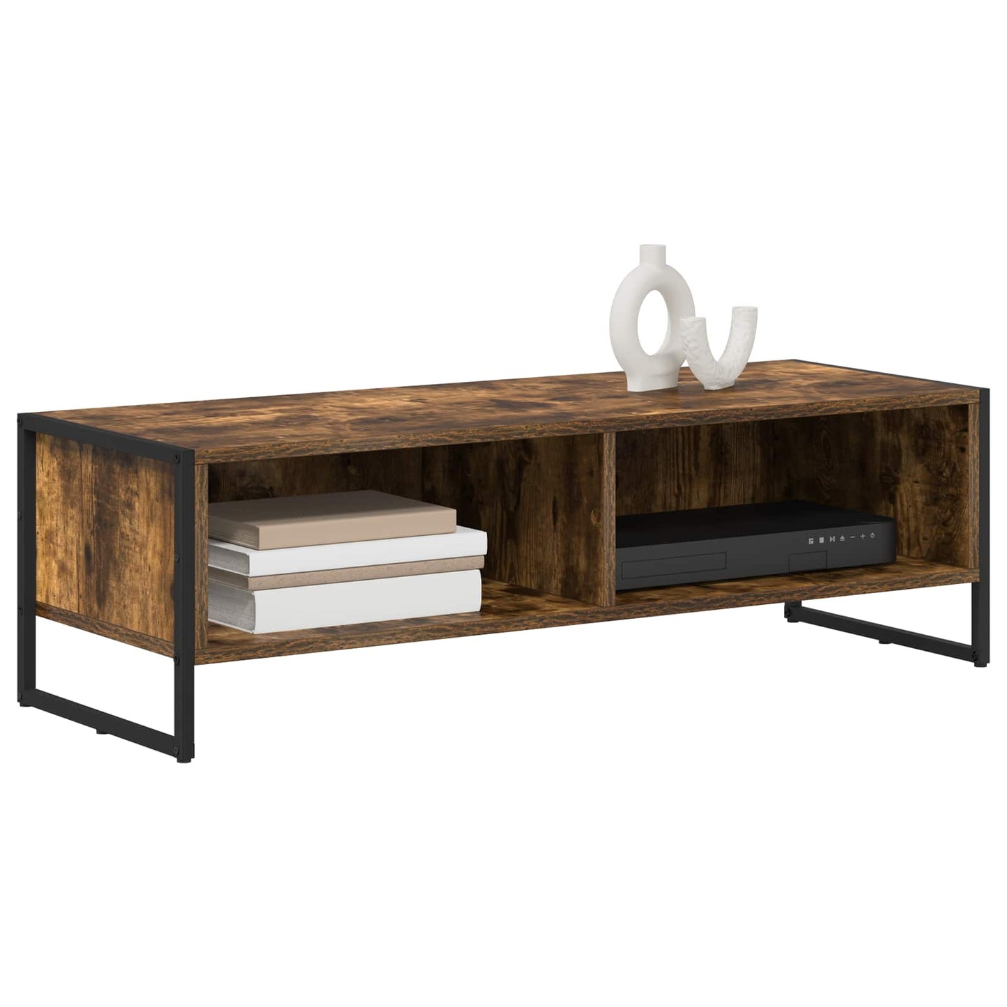 TV Cabinet Smoke Oak 100 x 36.5 x 30.5 cm Engineered Wood