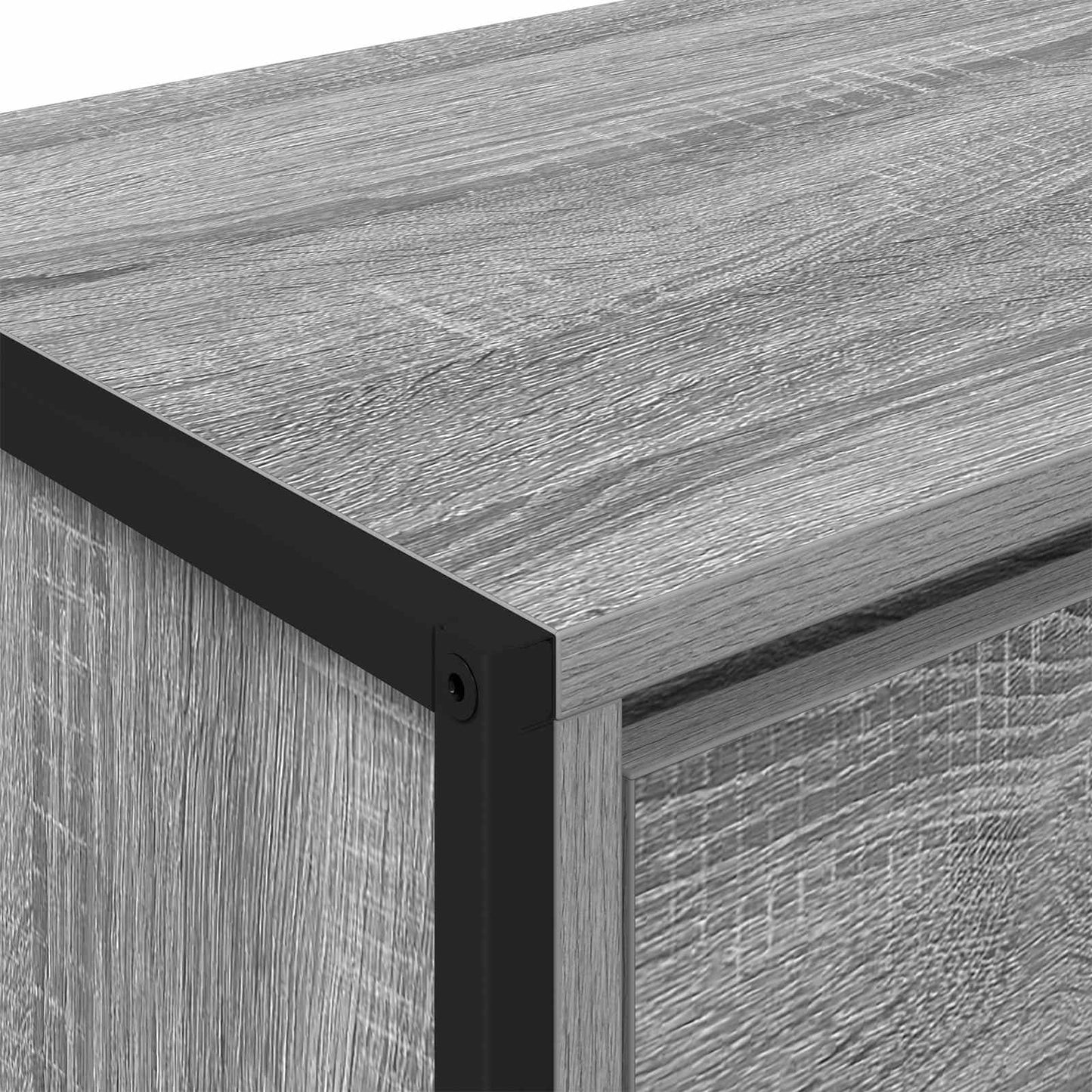 TV Cabinet 100 x 36 x 49.5 cm Grey Sonoma Engineered Wood