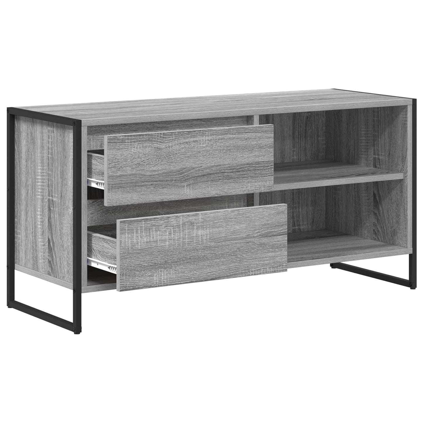 TV Cabinet Grey Sonoma 100 x 36 x 49.5 cm Engineered Wood