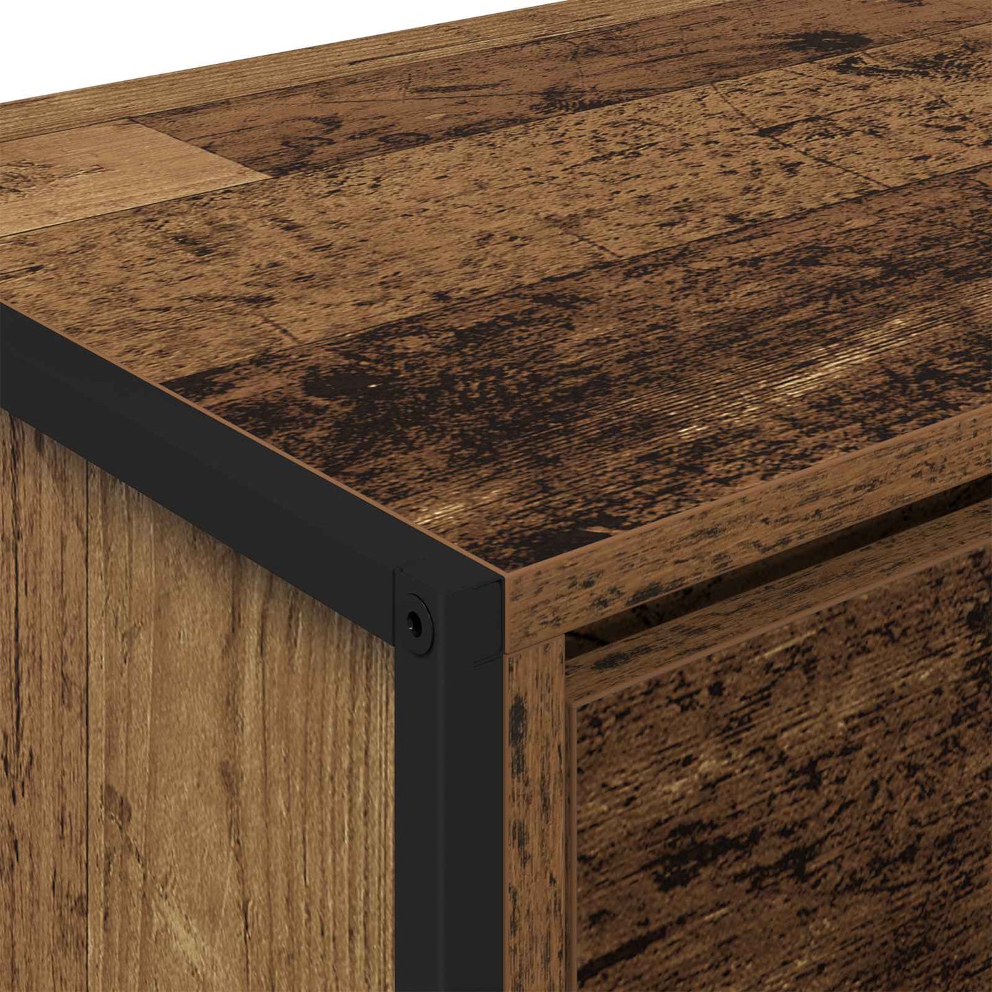 TV Cabinet Old Wood 100 x 36 x 49.5 cm Engineered Wood