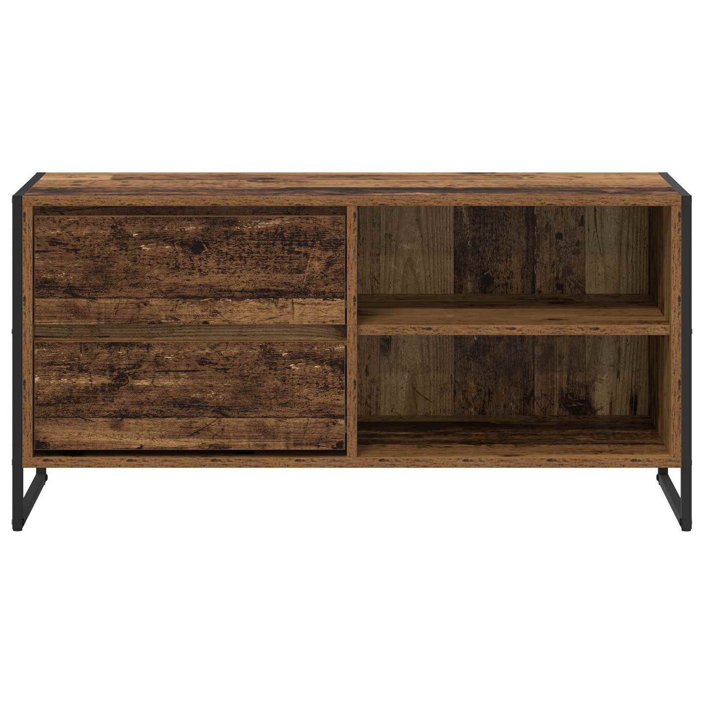 TV Cabinet Old Wood 100 x 36 x 49.5 cm Engineered Wood