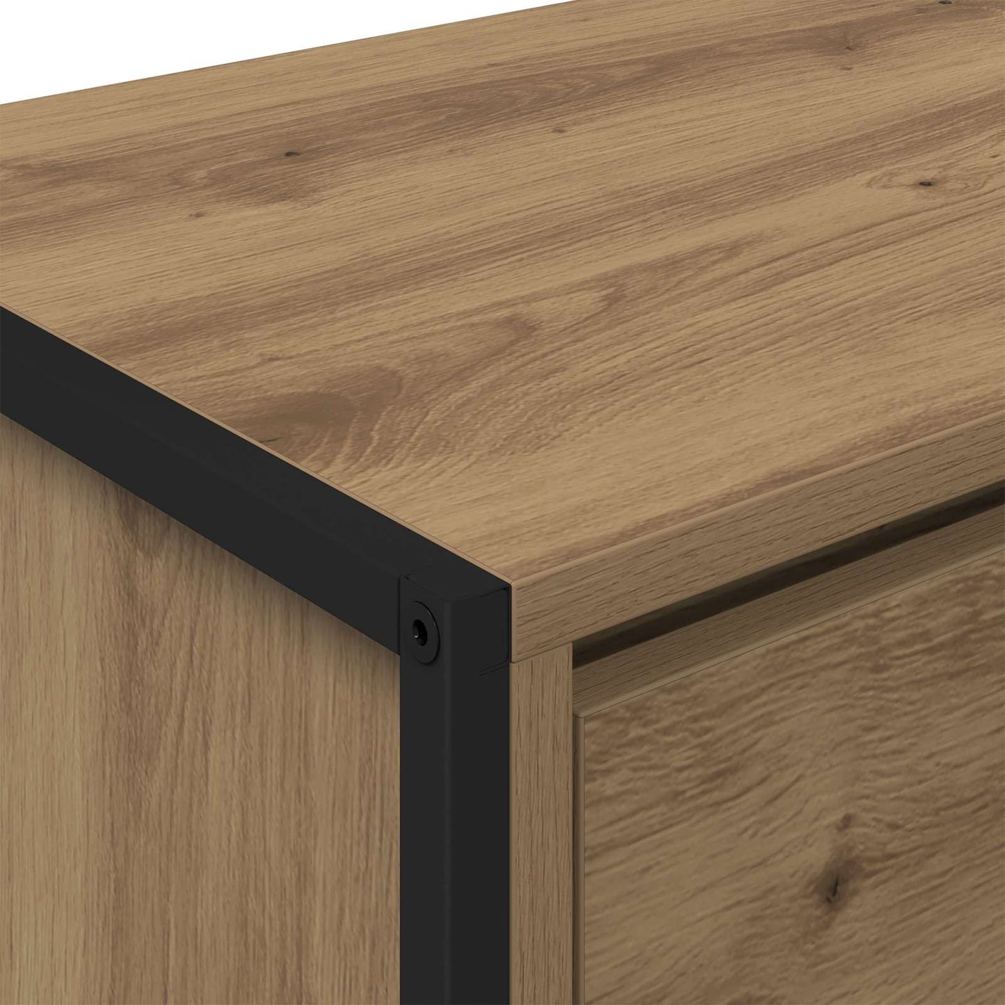 TV Cabinet Artisian Oak 100 x 36 x 49.5 cm Engineered Wood