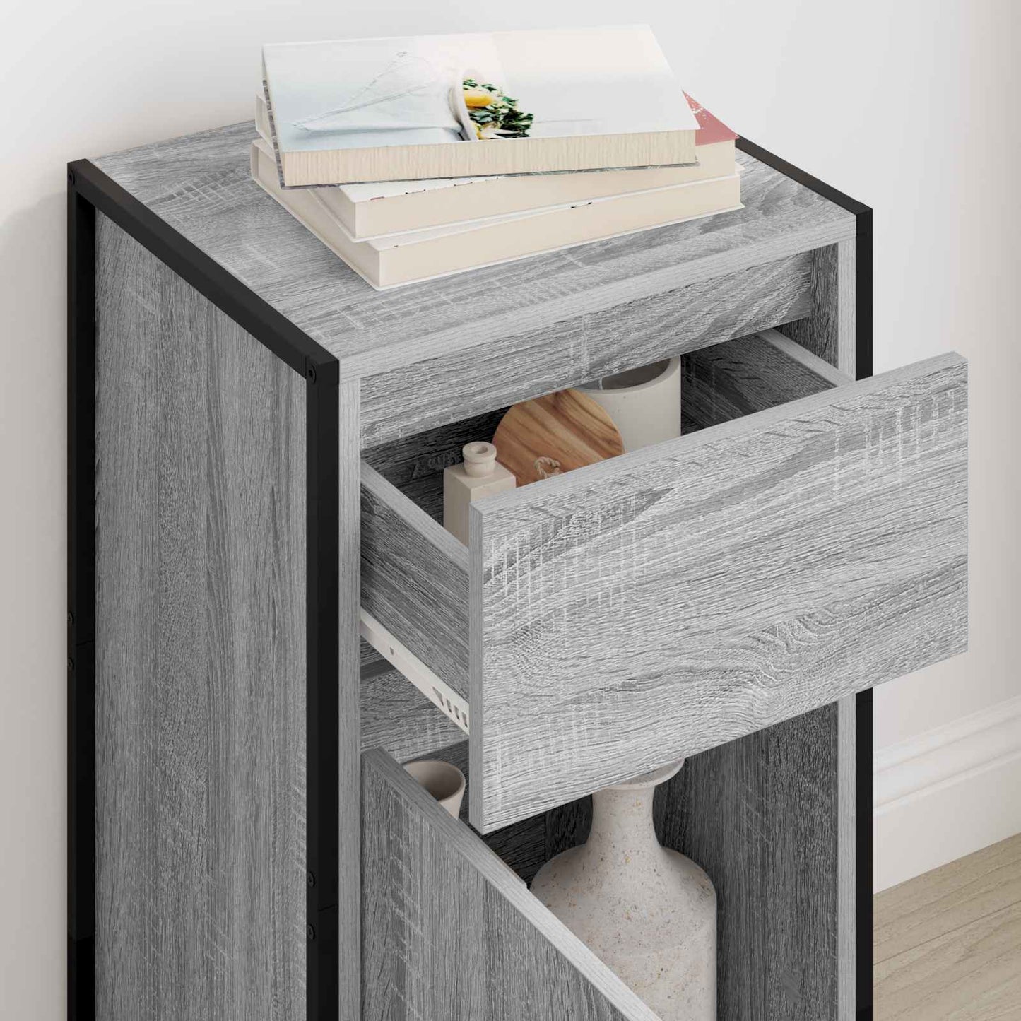 Sideboard Grey Sonoma 43 x 36 x 75.5 cm Engineered Wood