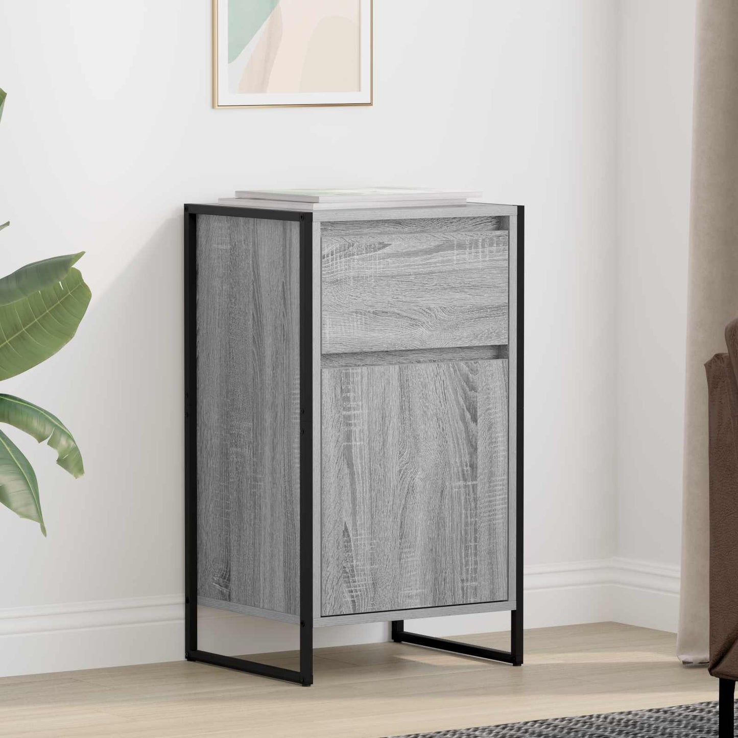 Sideboard Grey Sonoma 43 x 36 x 75.5 cm Engineered Wood