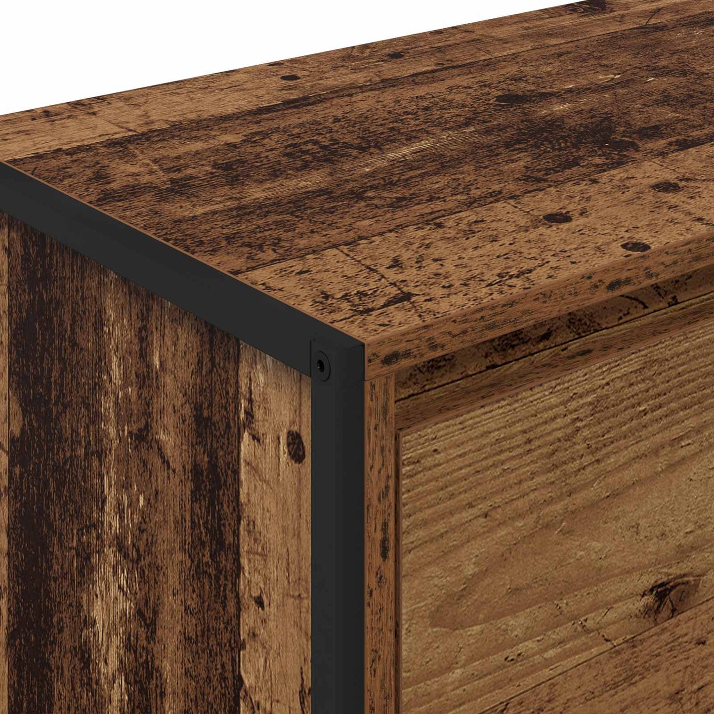 Side Cabinet Old Wood 79 x 36 x 75 cm Engineered Wood