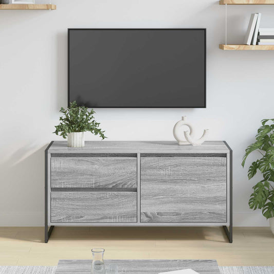 TV Cabinet 100 x 36 x 49.5 cm Grey Sonoma Engineered Wood