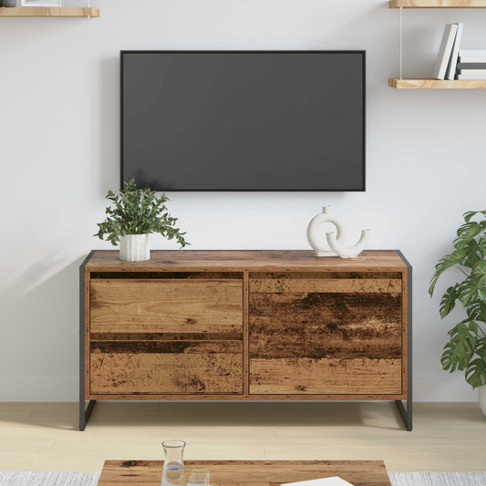 TV Cabinet 100 x 36 x 49.5 cm Old Wood Engineered Wood