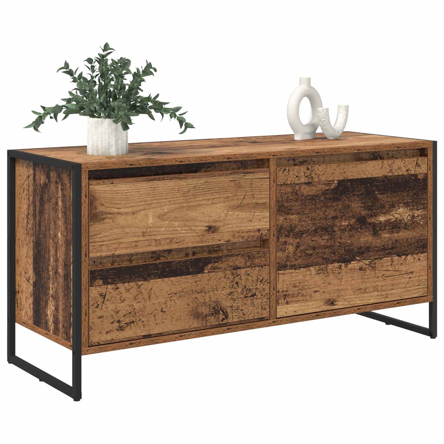 TV Cabinet 100 x 36 x 49.5 cm Old Wood Engineered Wood