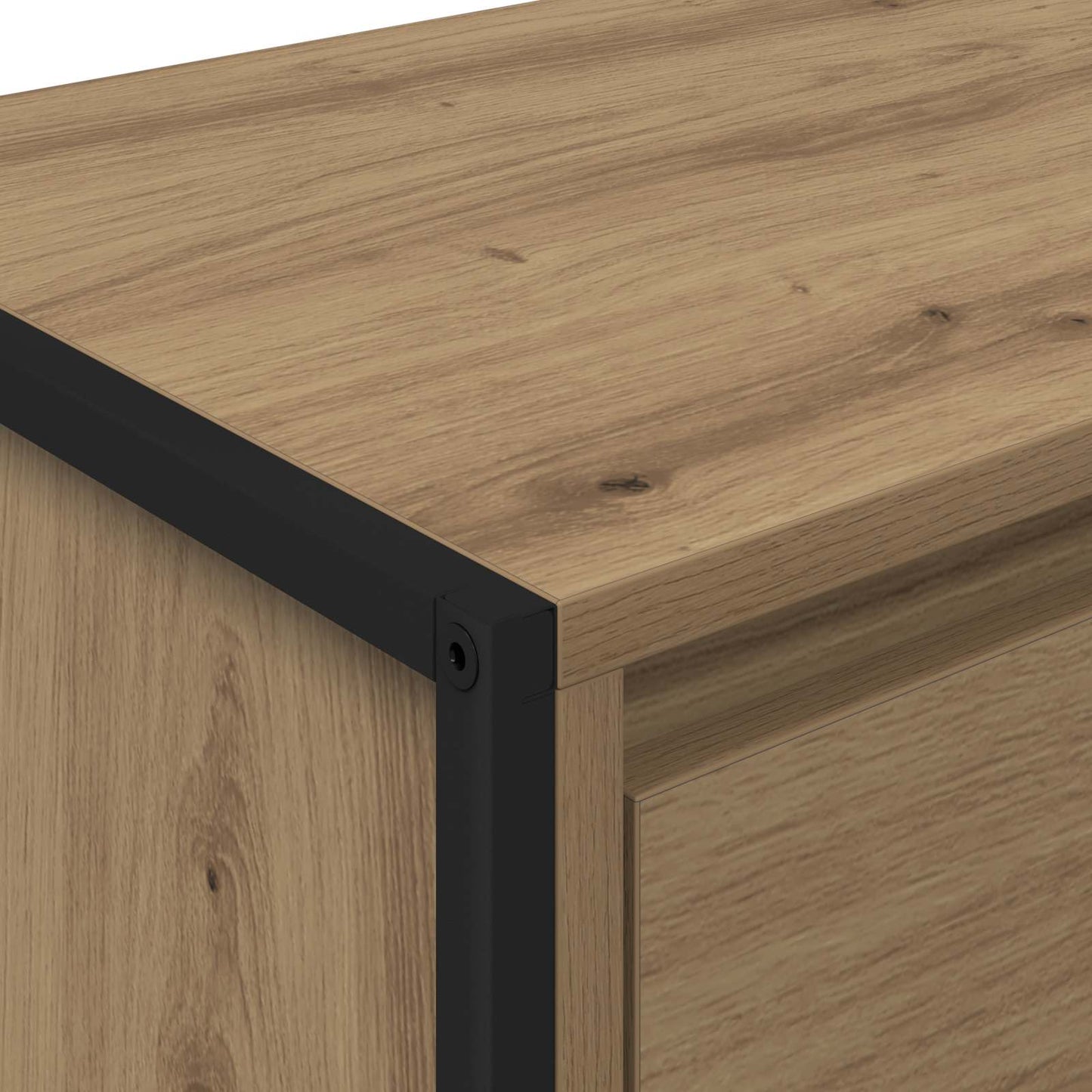 TV Cabinet Artisian Oak 100 x 36 x 49.5 cm Engineered Wood