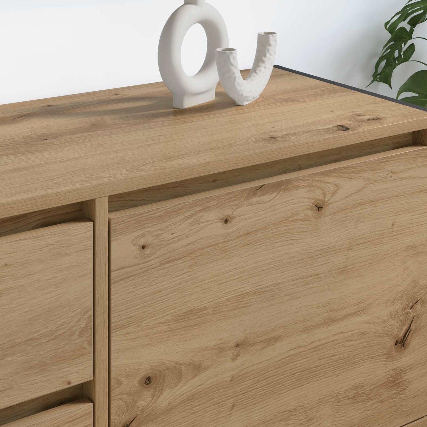 TV Cabinet Artisian Oak 100 x 36 x 49.5 cm Engineered Wood