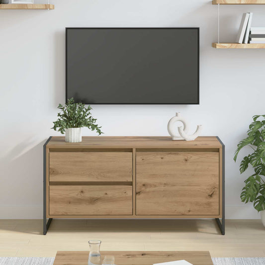 TV Cabinet 100 x 36 x 49.5 cm Artisian Oak Engineered Wood