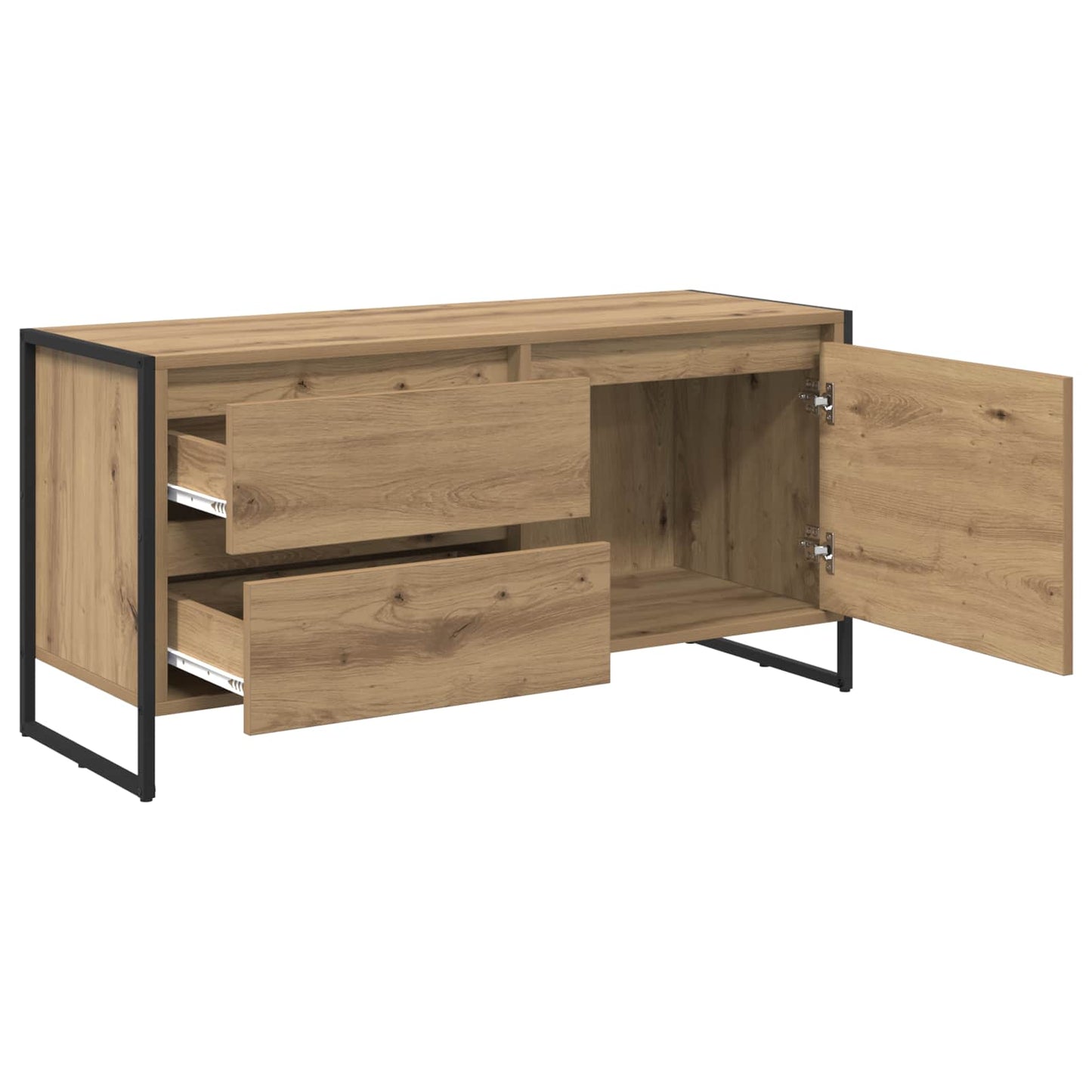 TV Cabinet Artisian Oak 100 x 36 x 49.5 cm Engineered Wood